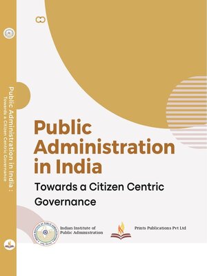 cover image of Public Administration in India 